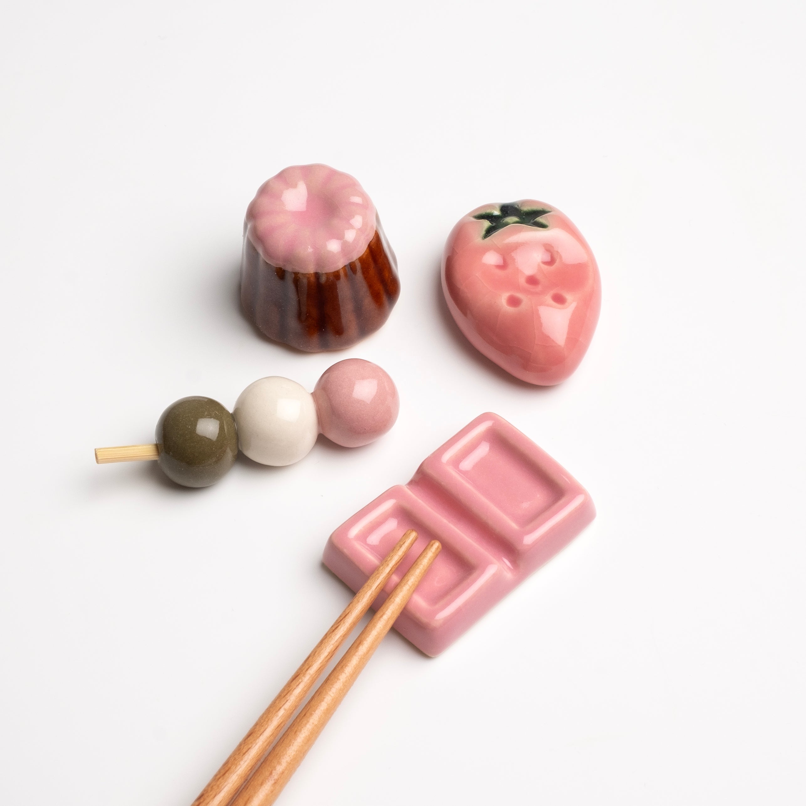 Strawberry Chocolate Chopstick Rest