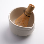 Matcha Bowl with Spout - Cream