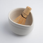 Matcha Bowl with Spout Large - Cream