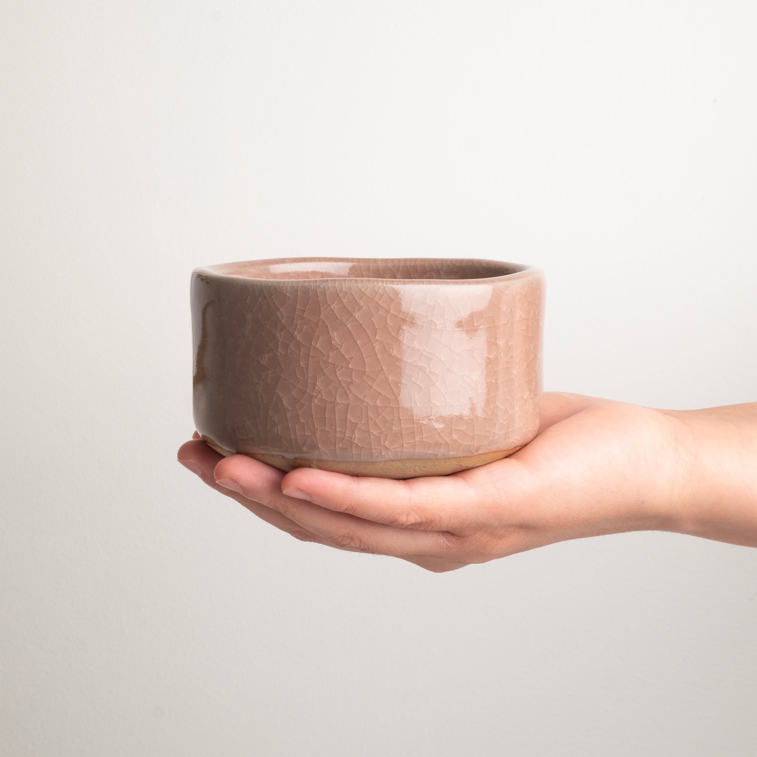 Small Matcha Bowl - Peach