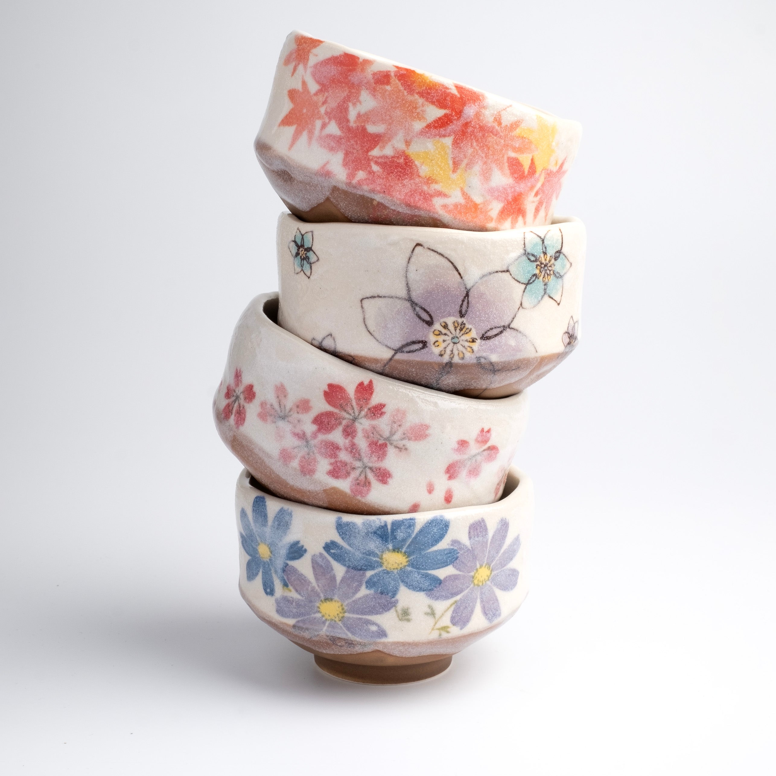 Mini Matcha Bowl - Pink Camelia