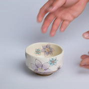 Mini Matcha Bowl - Blue Camelia