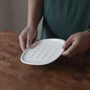 Crust Plate 19 cm - White