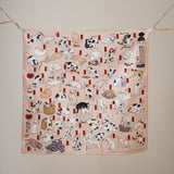 Studio Sakana - Ukiyo-e Cats Furoshiki