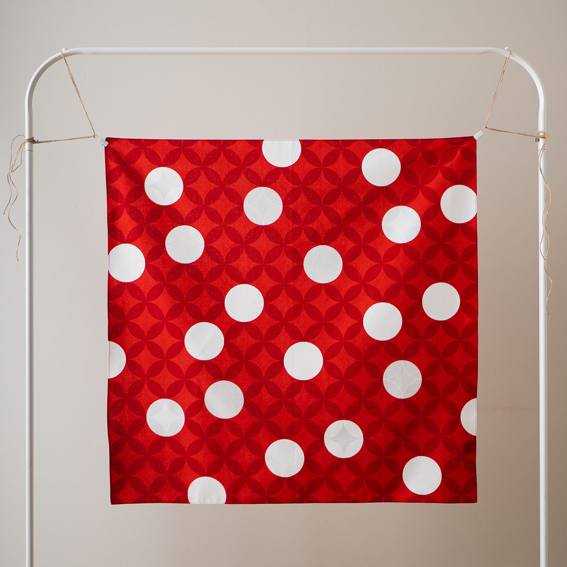 Studio Sakana - Hare Tsutsumi Seven Treasures Pattern Red