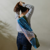 Studio Sakana - Kata Kata Bear & Salmon Green Furoshiki