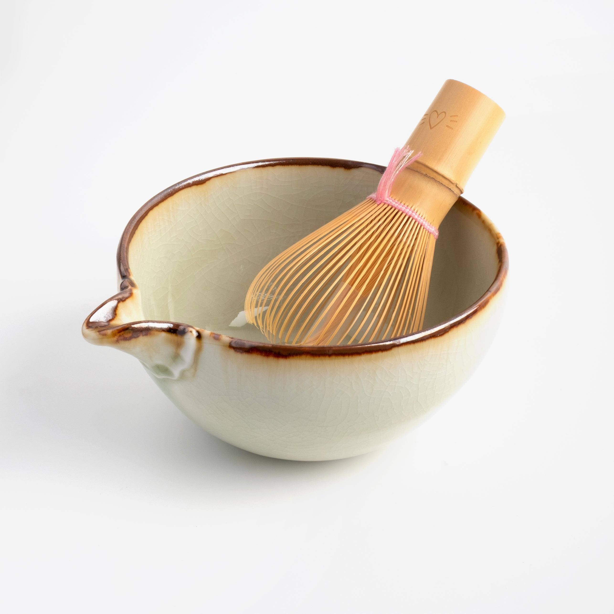 Kohaku Matcha Bowl with Spout