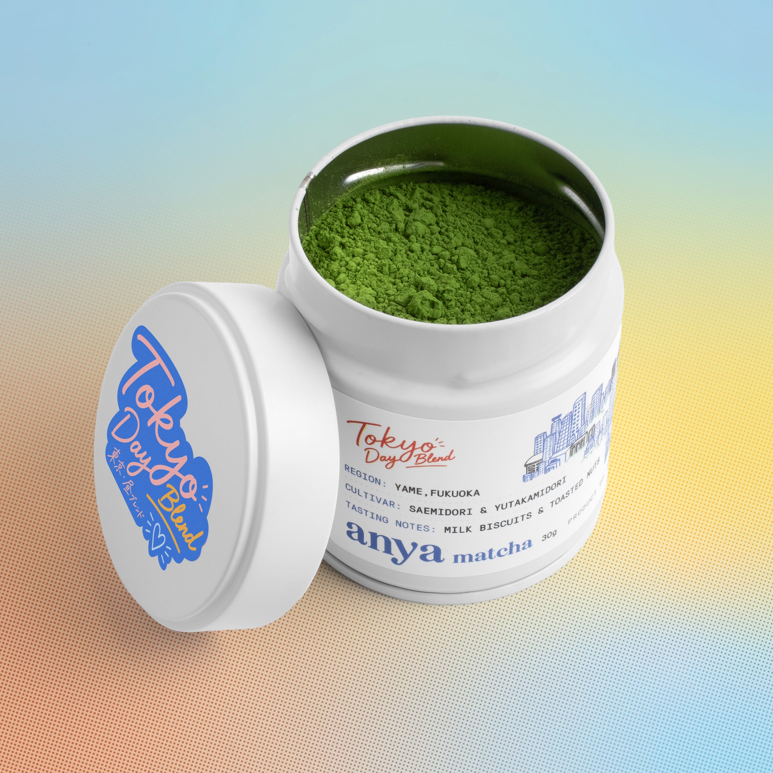 Anya Matcha - Tokyo Day Blend Ceremonial Grade Matcha 30g
