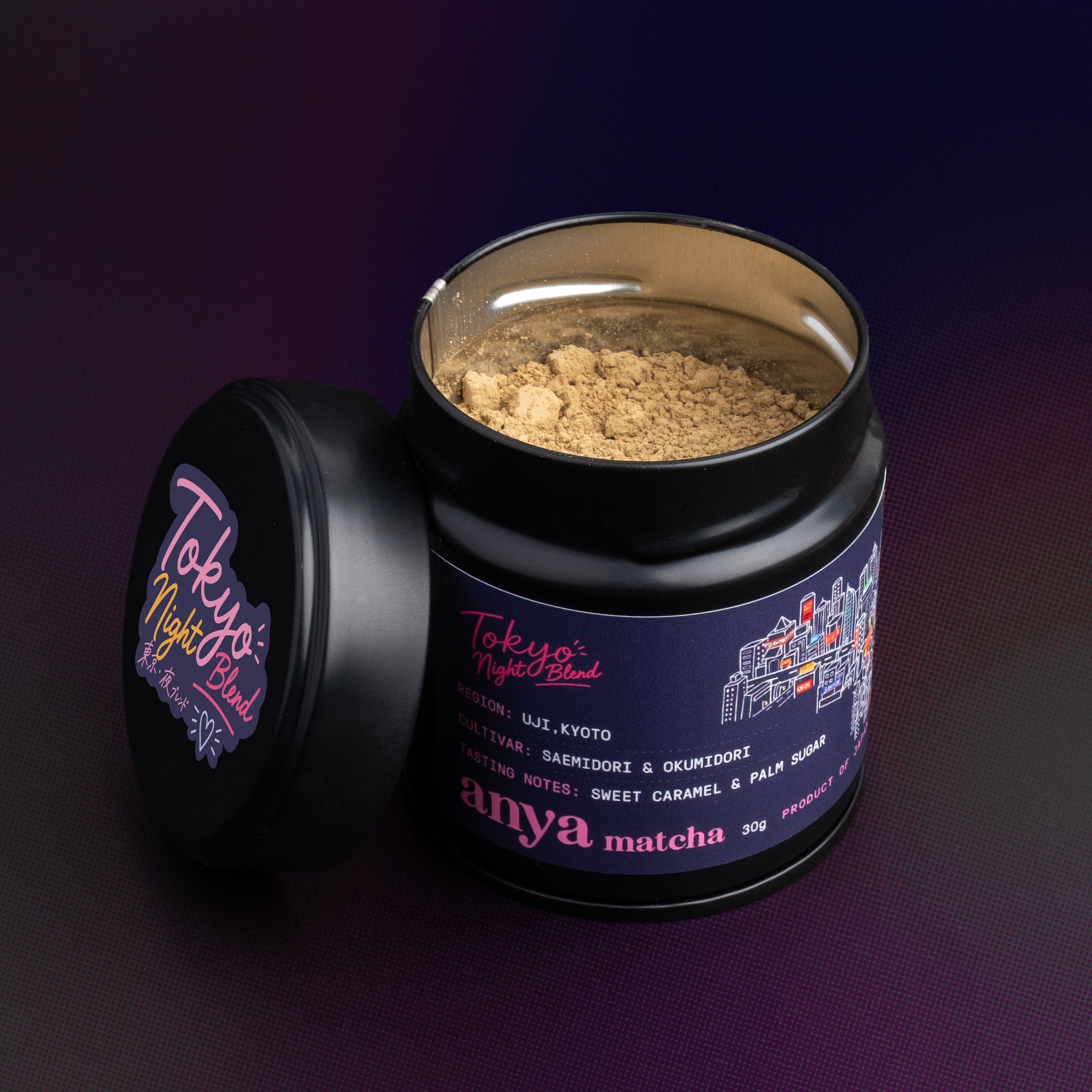 Anya Matcha - Tokyo Night Blend Light Roast Hojicha 30g