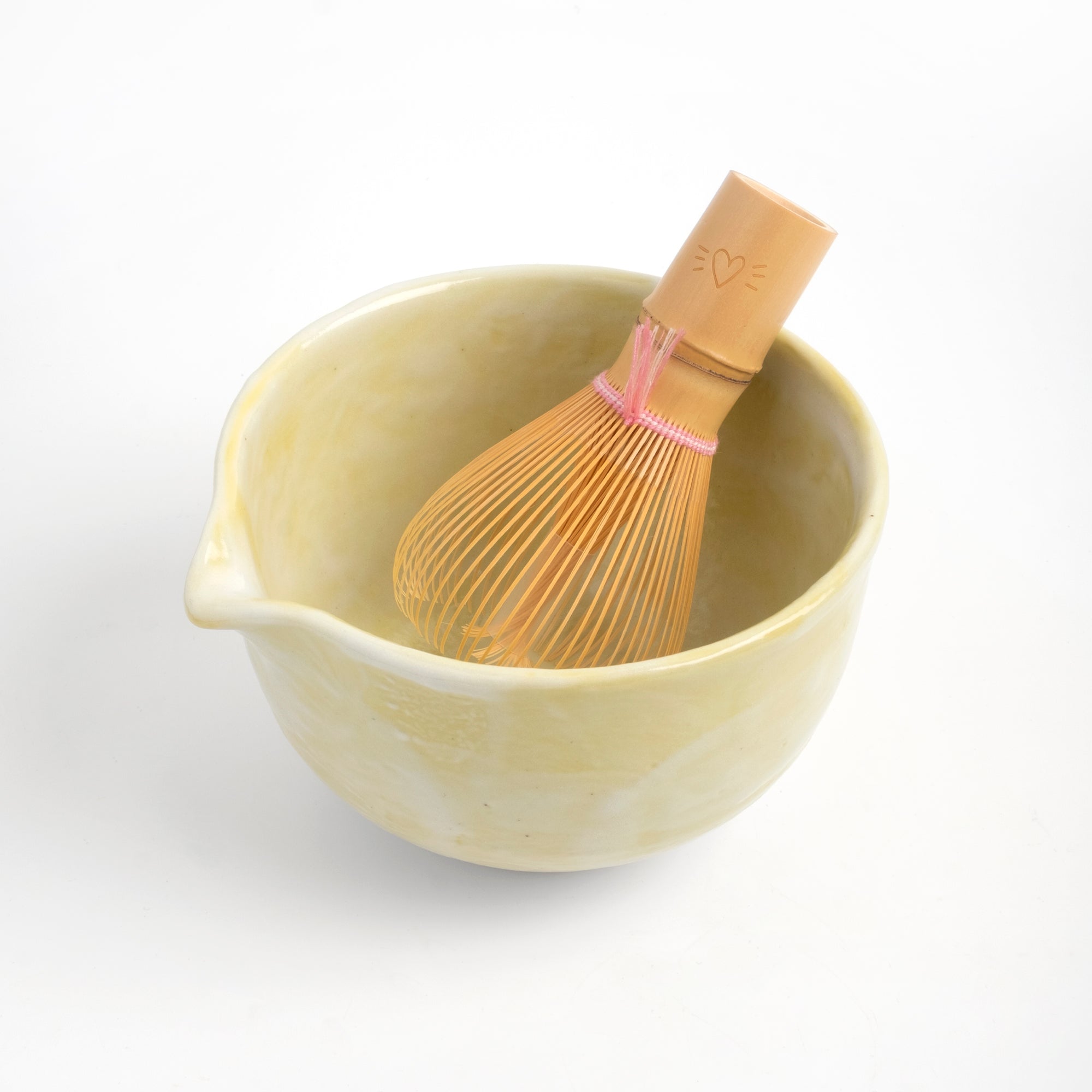 Yuzu Kurimu Matcha Bowl with Spout