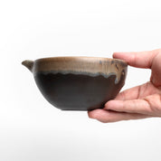 Kyarameru Tare Matcha Bowl with Spout