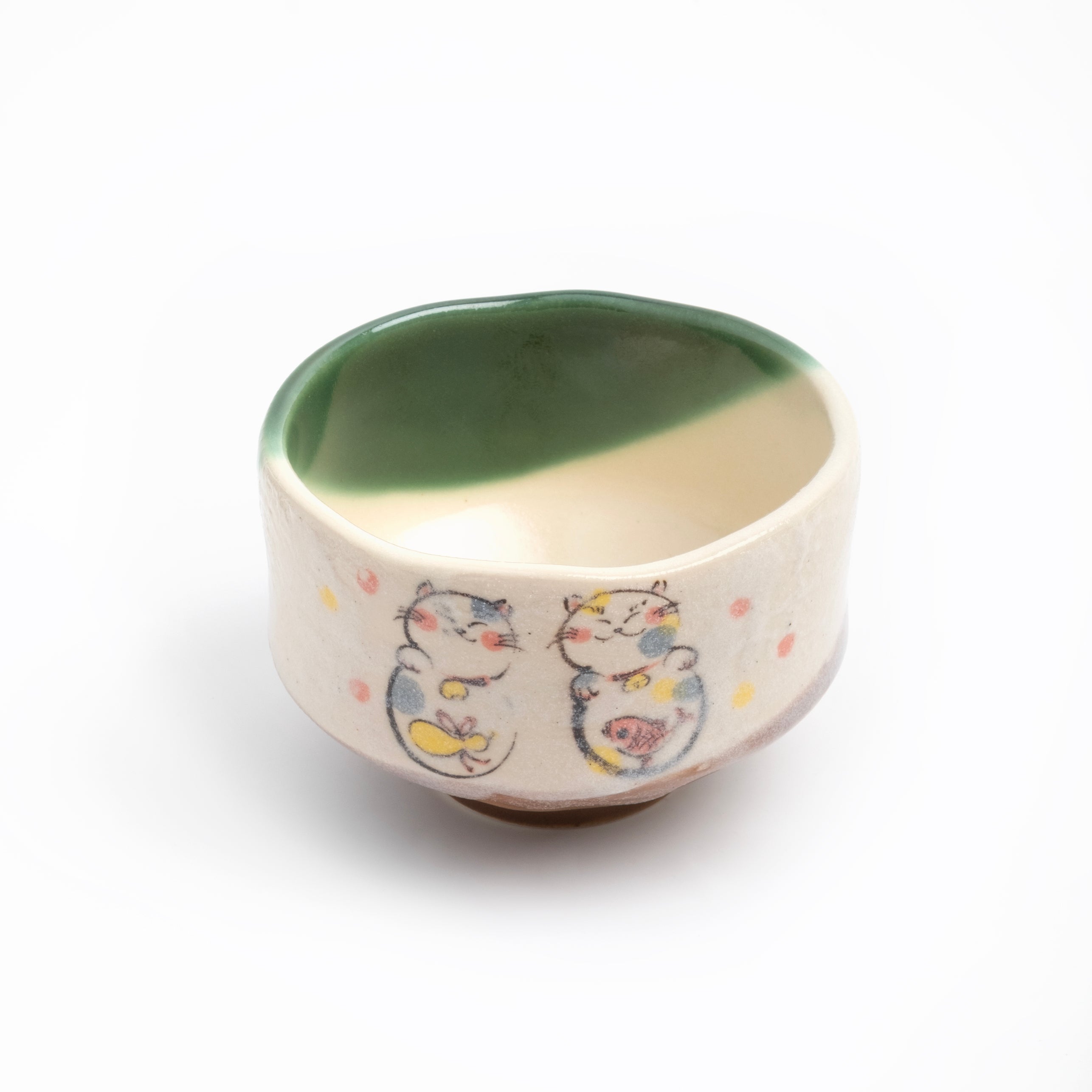 Mini Matcha Bowl - Fuku Neko