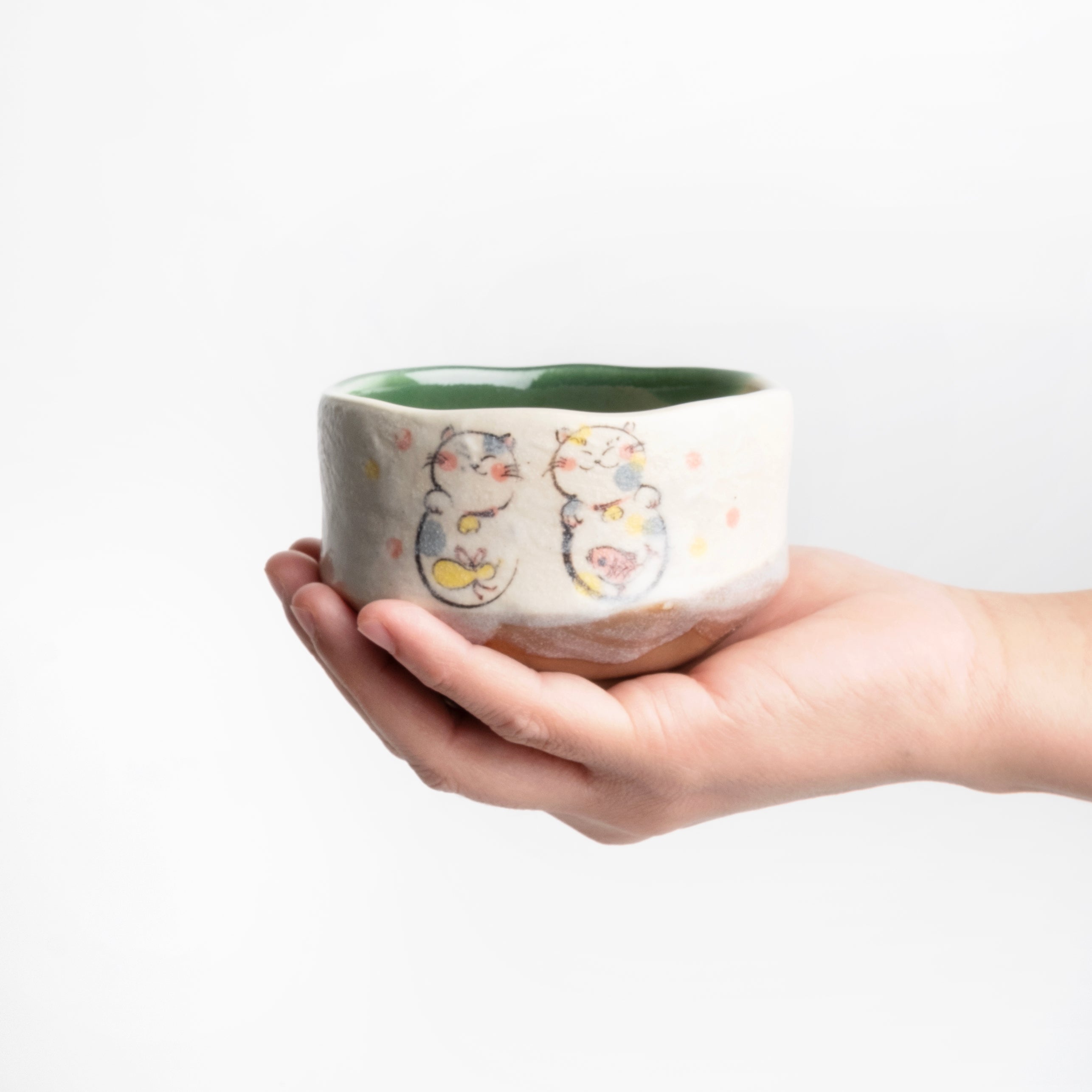 Mini Matcha Bowl - Fuku Neko