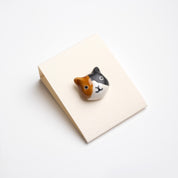 Cat Ceramic Pin