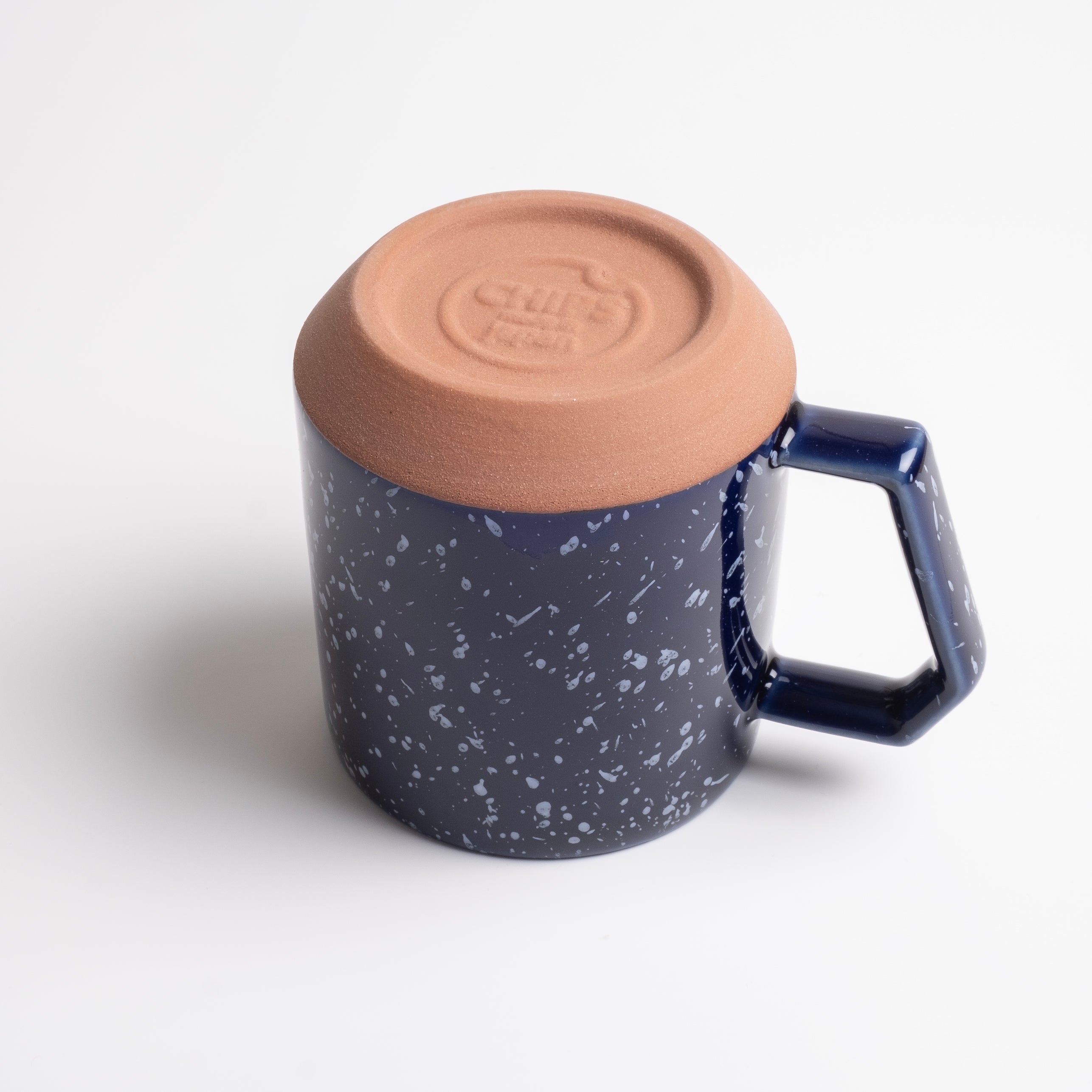 Chips Mug Large 380ml - Speckled Navy