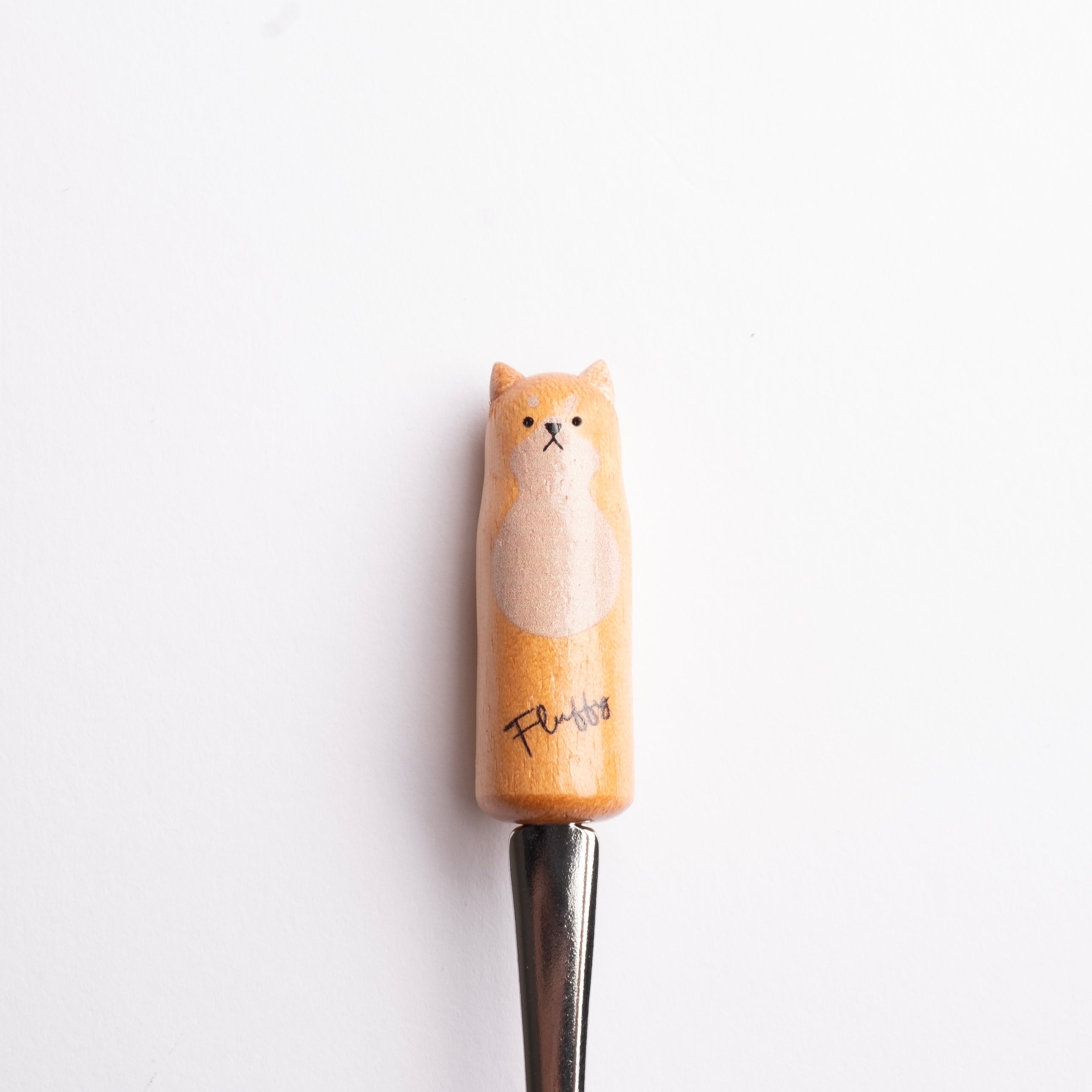 Fluffy Shiba Inu Dessert Spoon