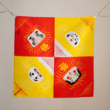 Studio Sakana - Fuku Cochae Daruma Red Furoshiki