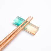 Watercolour Chopstick Rest - Green Tea