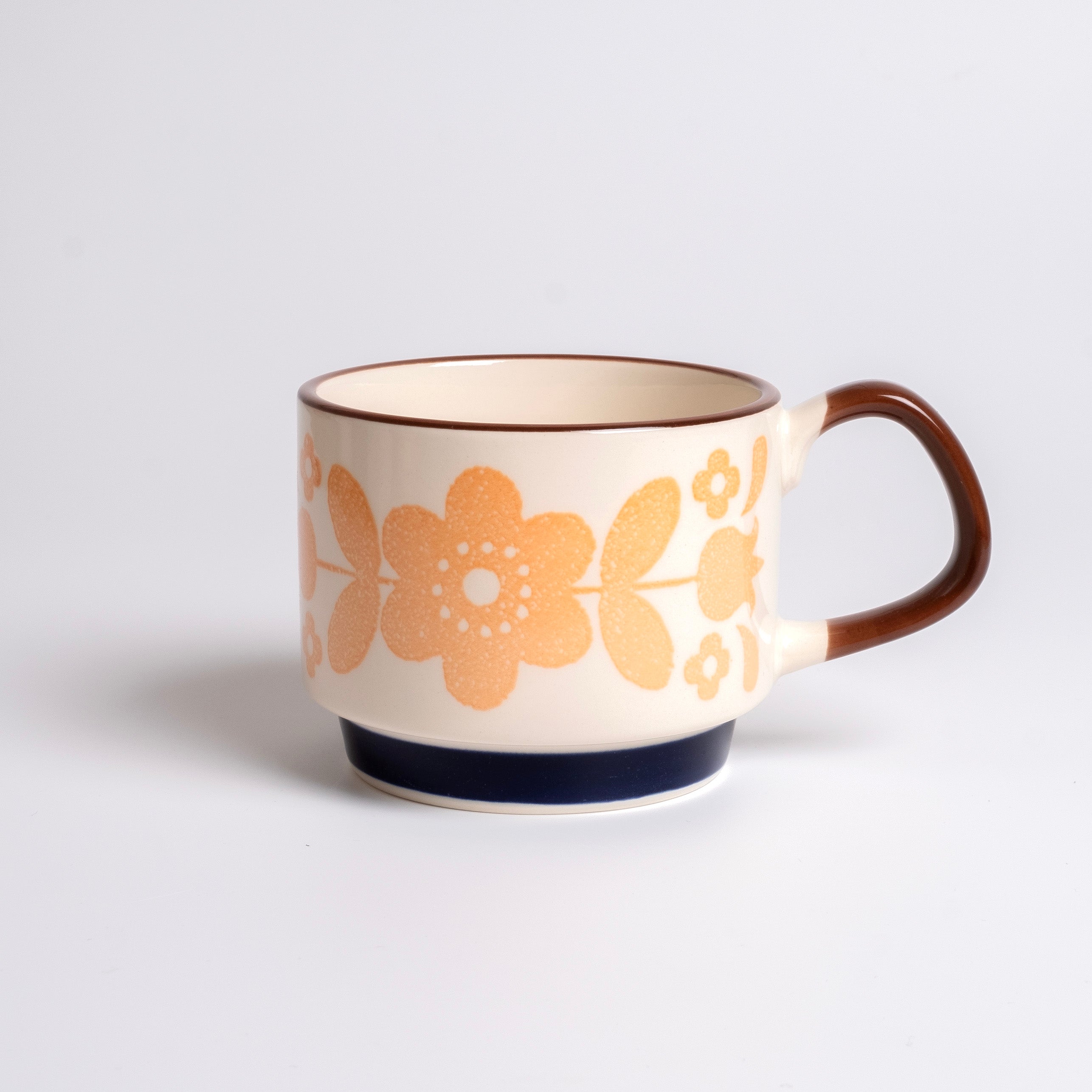 Izawa Japan | Fika Flower Japanese Ceramic Mugs 350ml | With Miles ...