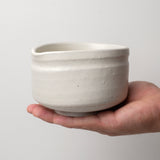 Matcha Bowl with Spout Large - Cream