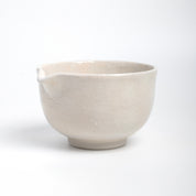 Shiro Kurimu Matcha Bowl with Spout