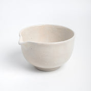 Shiro Kurimu Matcha Bowl with Spout