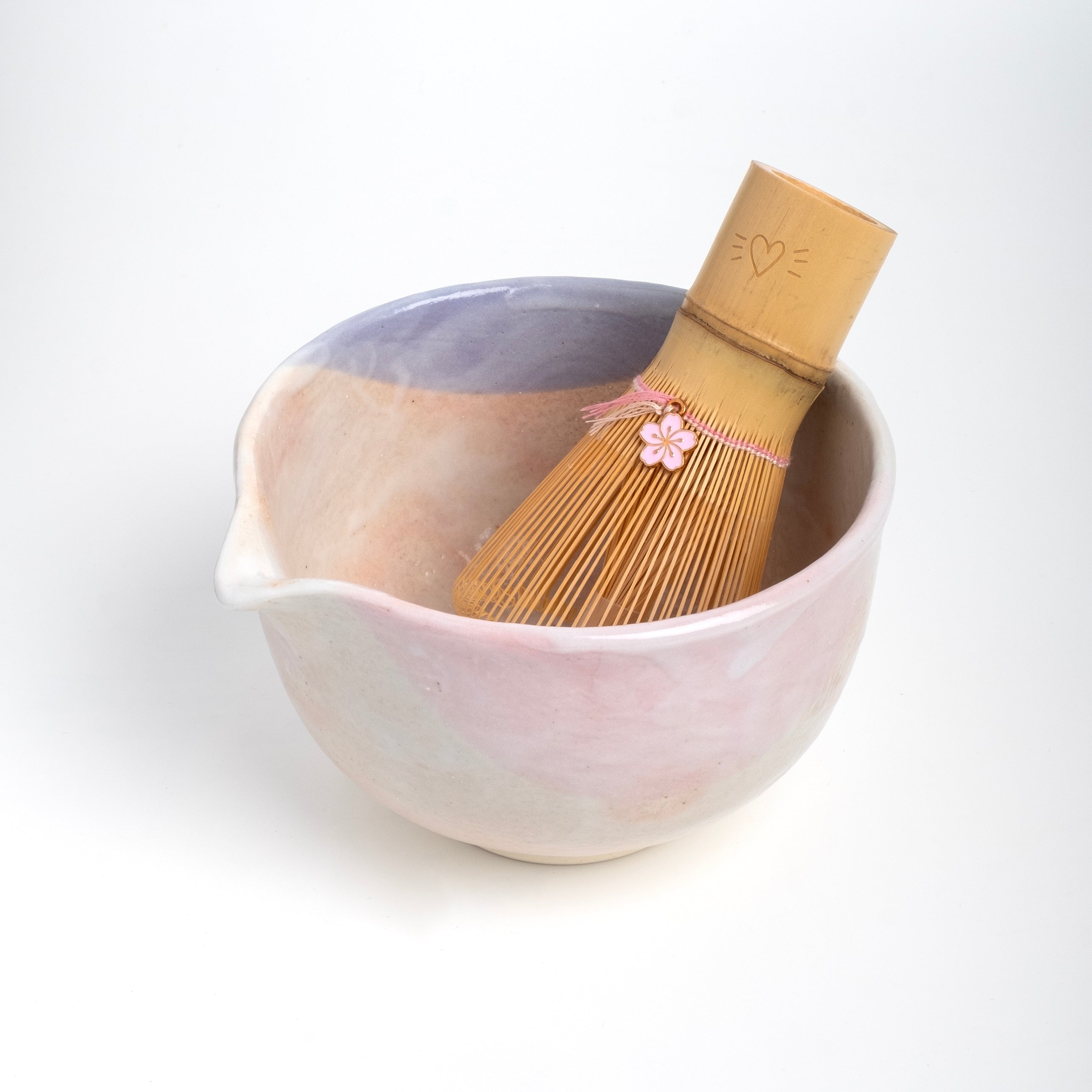 Konpeitō Kurimu Matcha Bowl with Spout