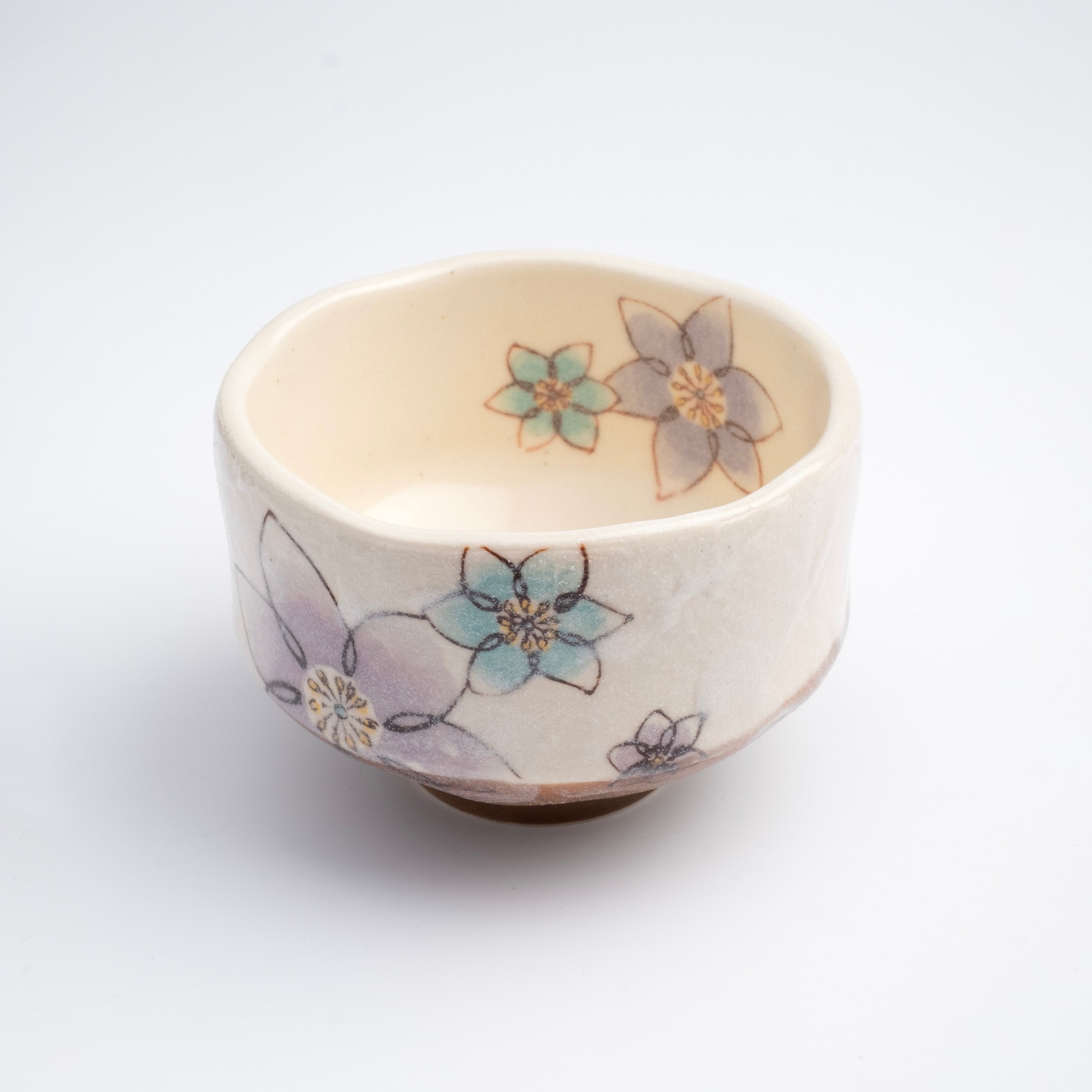 Mini Matcha Bowl - Blue Camelia