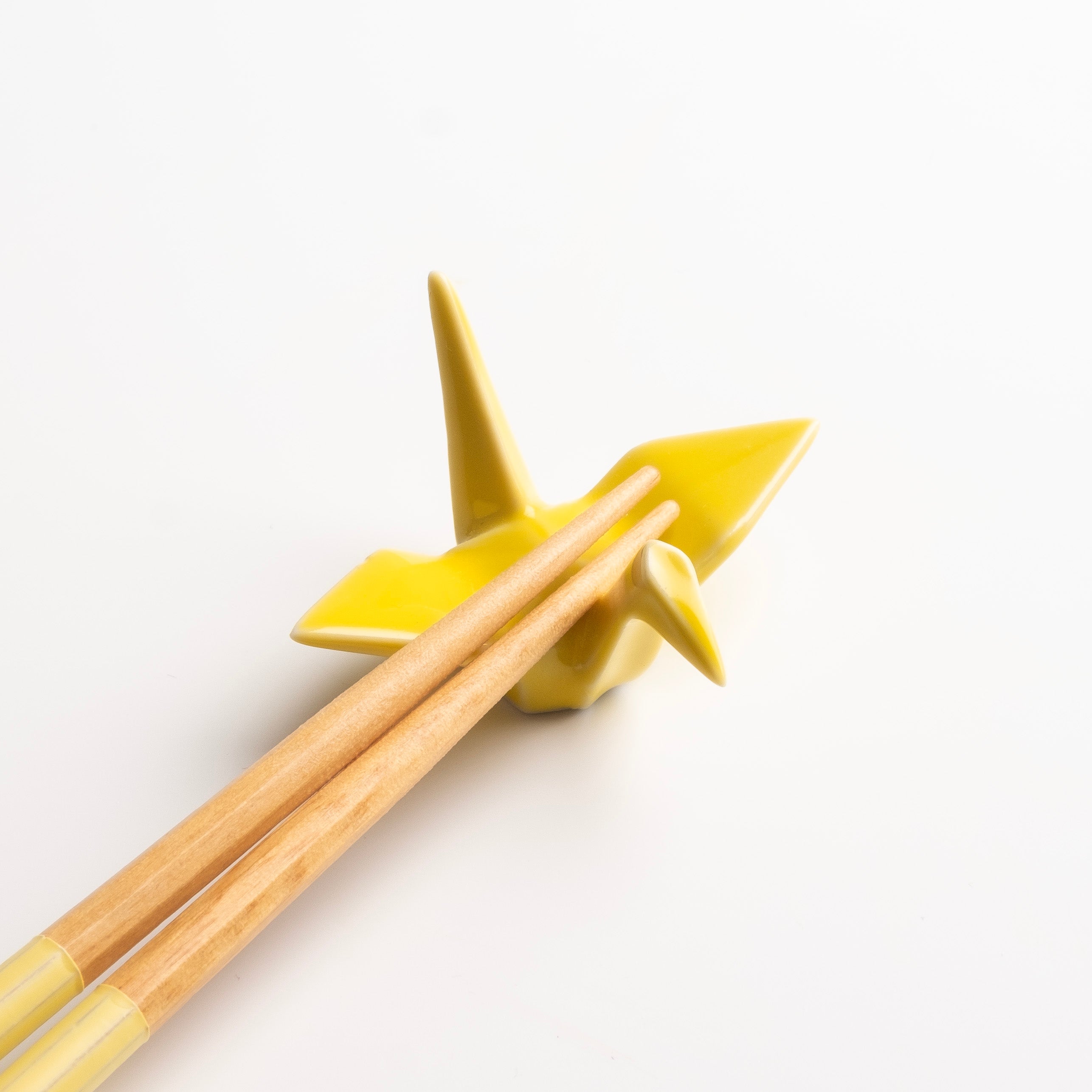 Origami Chopstick Rest - Lemon