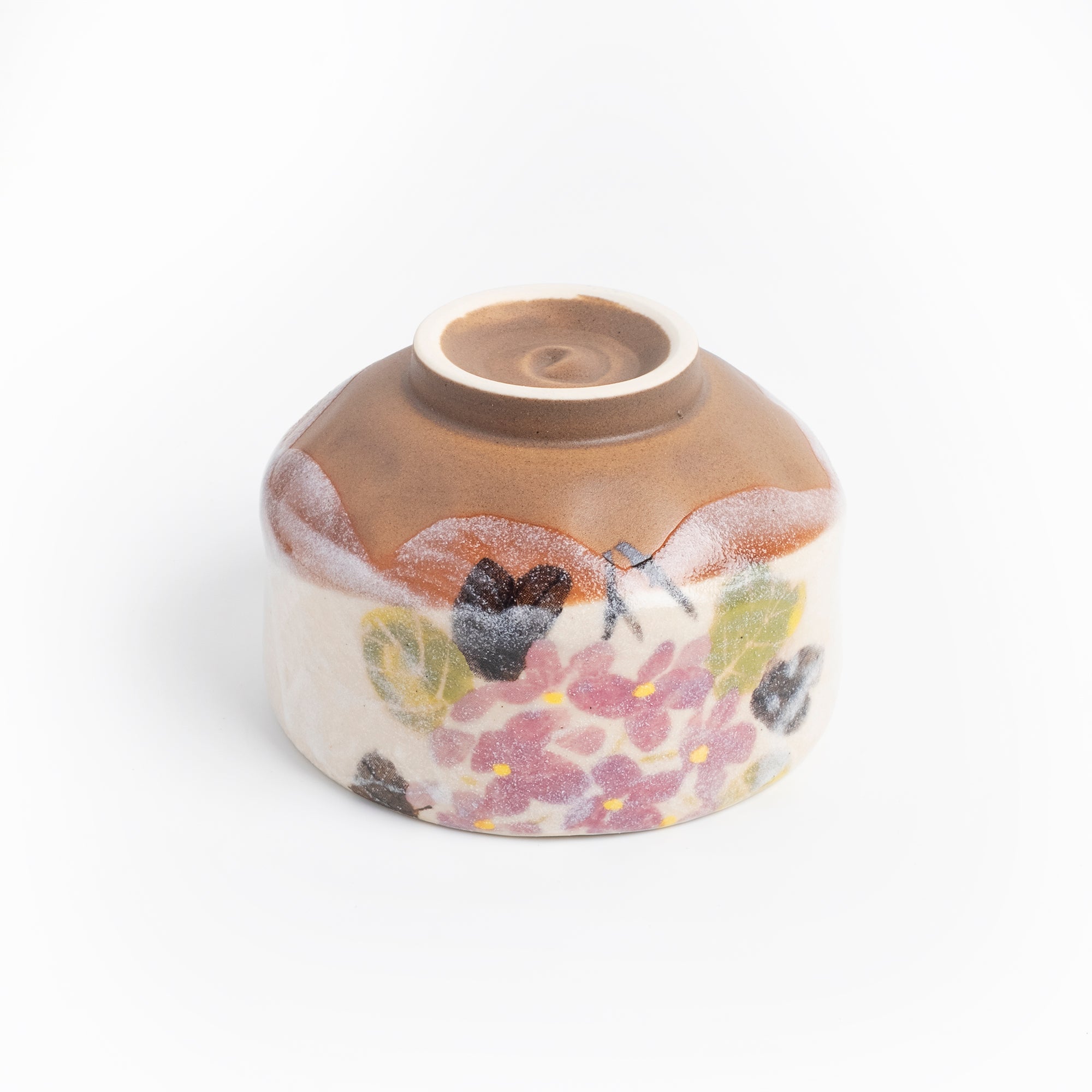 Mini Matcha Bowl - Purple Hydrangea