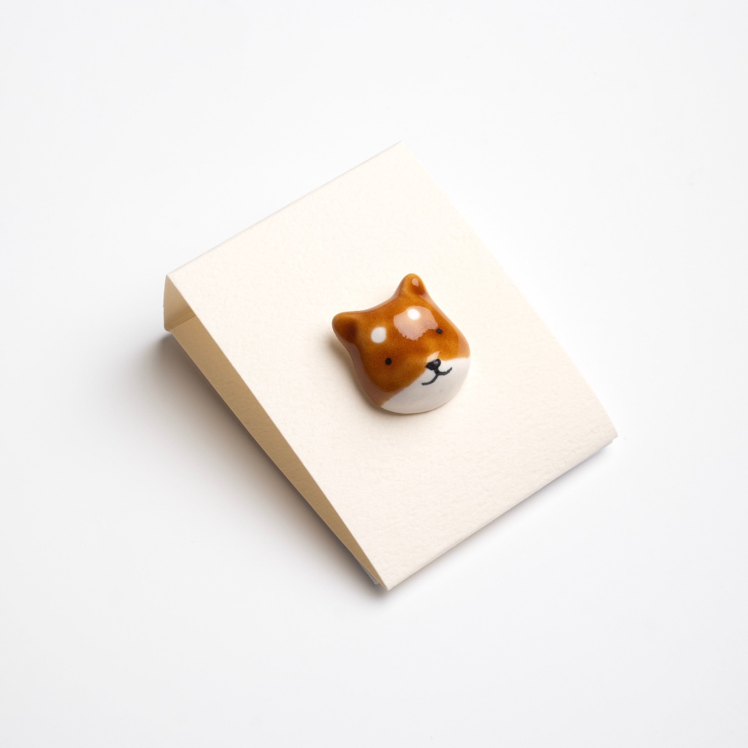 Shiba Inu Ceramic Pin