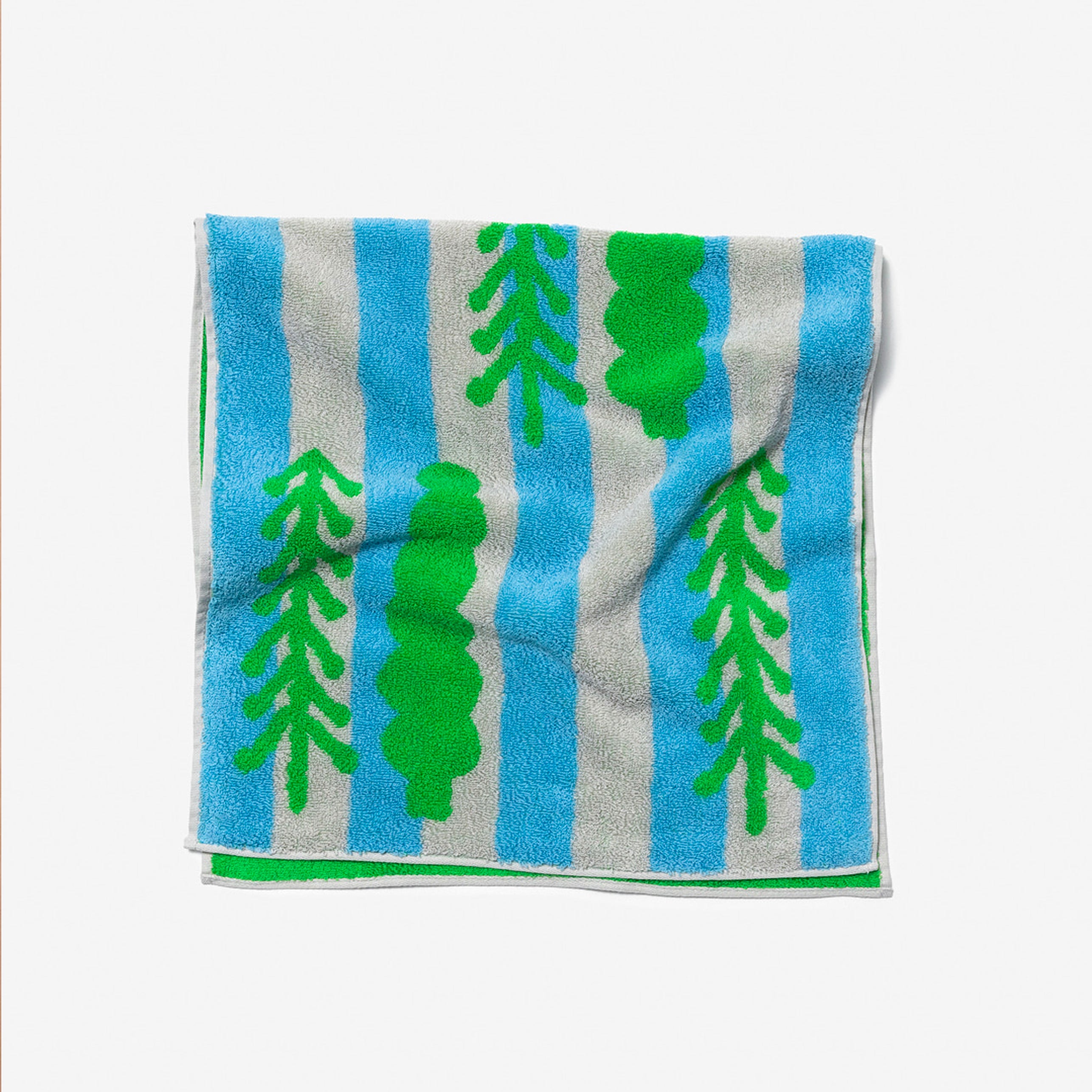 Trees Face Towel Green - 80cm