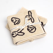 Bunny Bunny Hand Towel Beige - 34cm