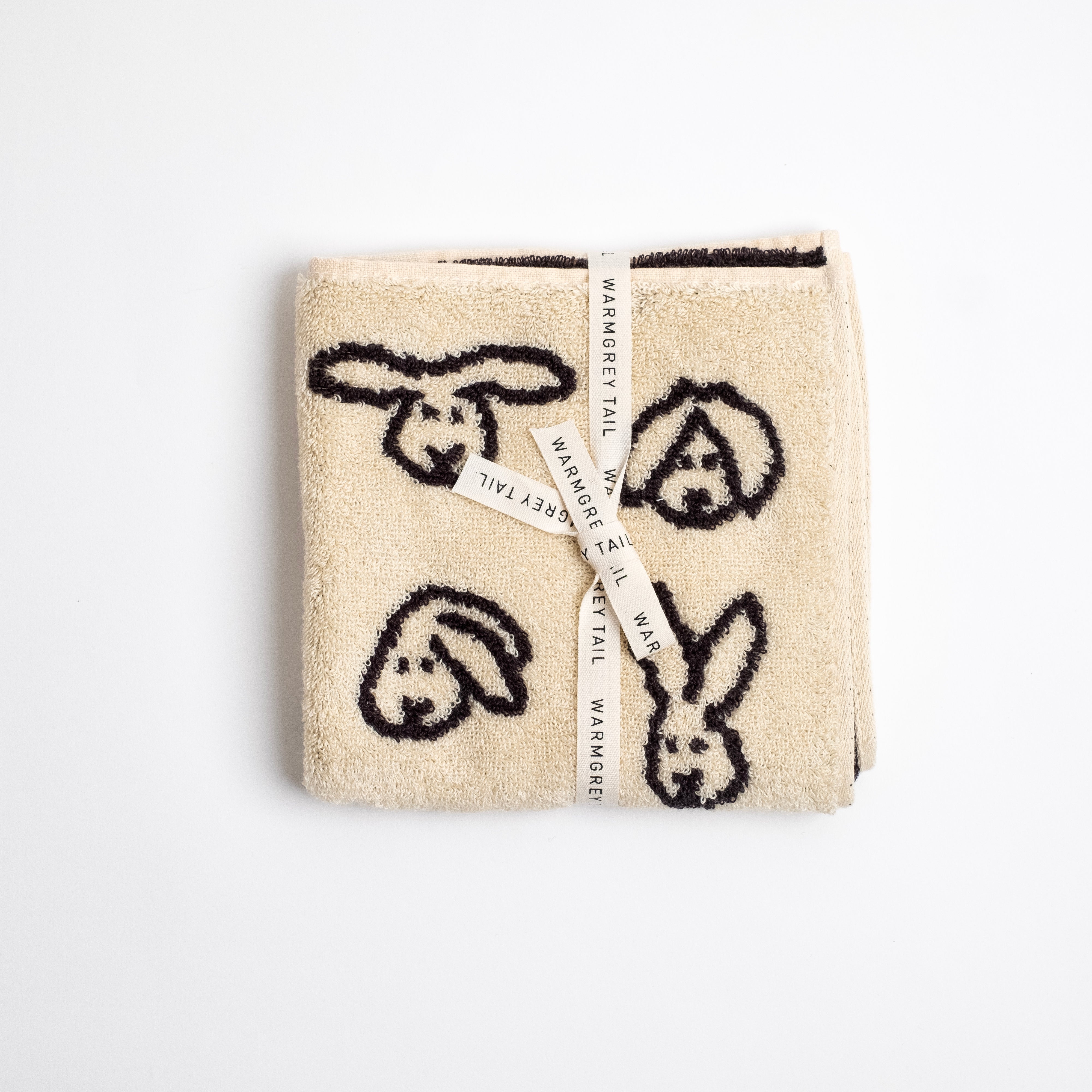 Bunny Bunny Hand Towel Beige - 34cm