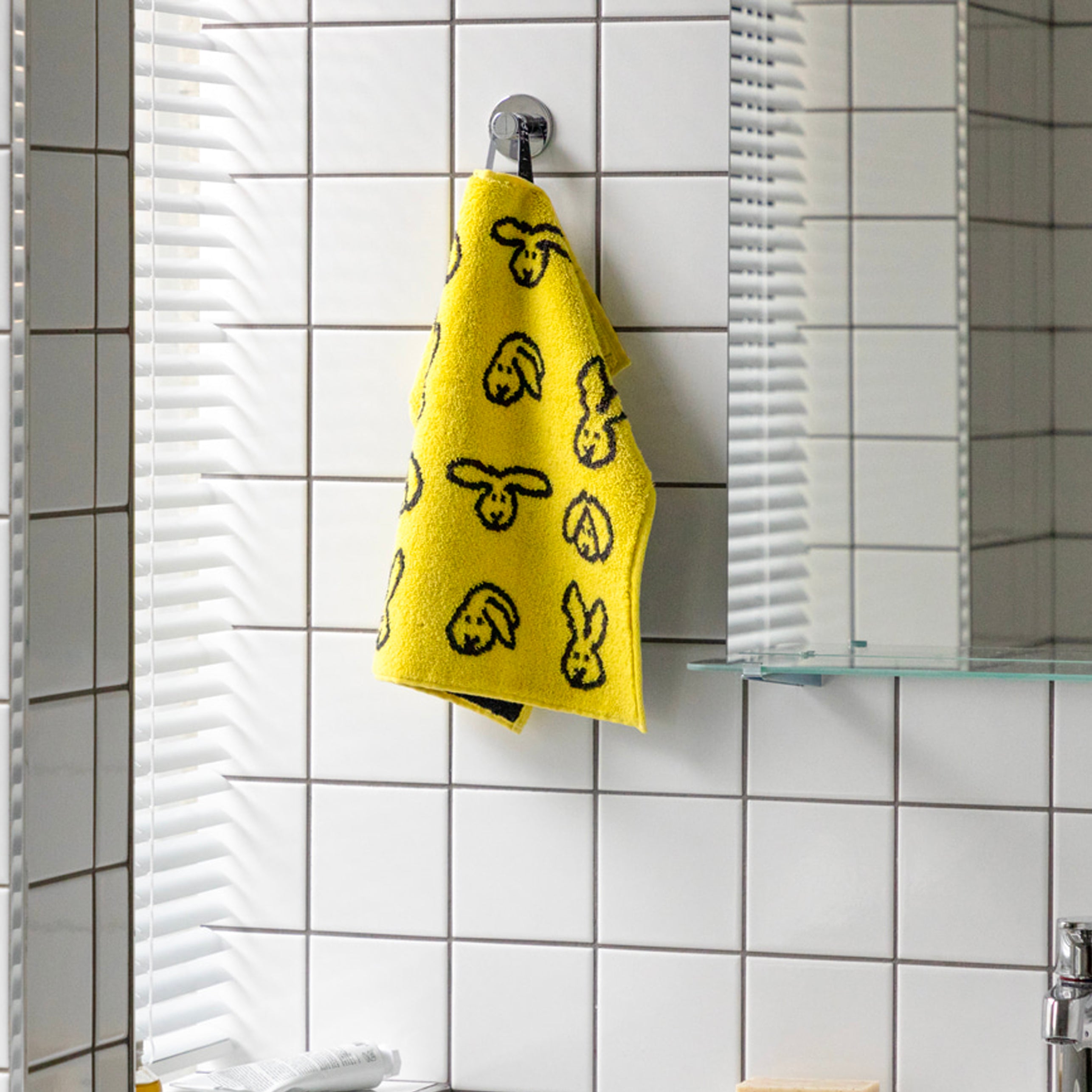 Bunny Bunny Hand Towel Yellow - 34cm