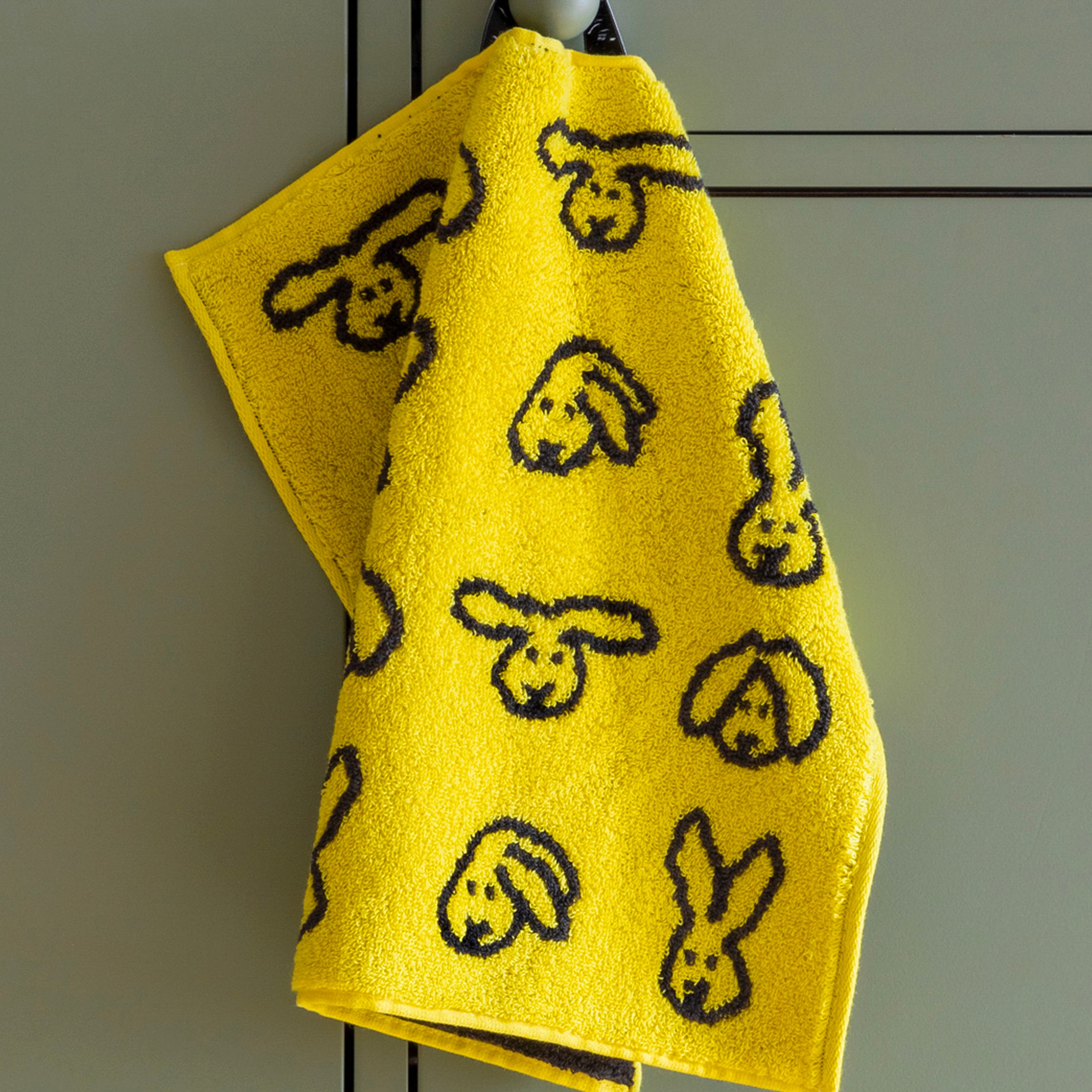 Bunny Bunny Hand Towel Yellow - 34cm