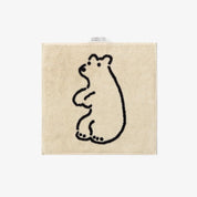 Huggy Bear Hand Towel Beige - 34cm