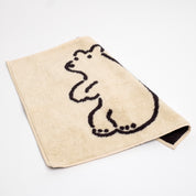 Huggy Bear Hand Towel Beige - 34cm