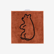 Huggy Bear Hand Towel Brick - 34cm