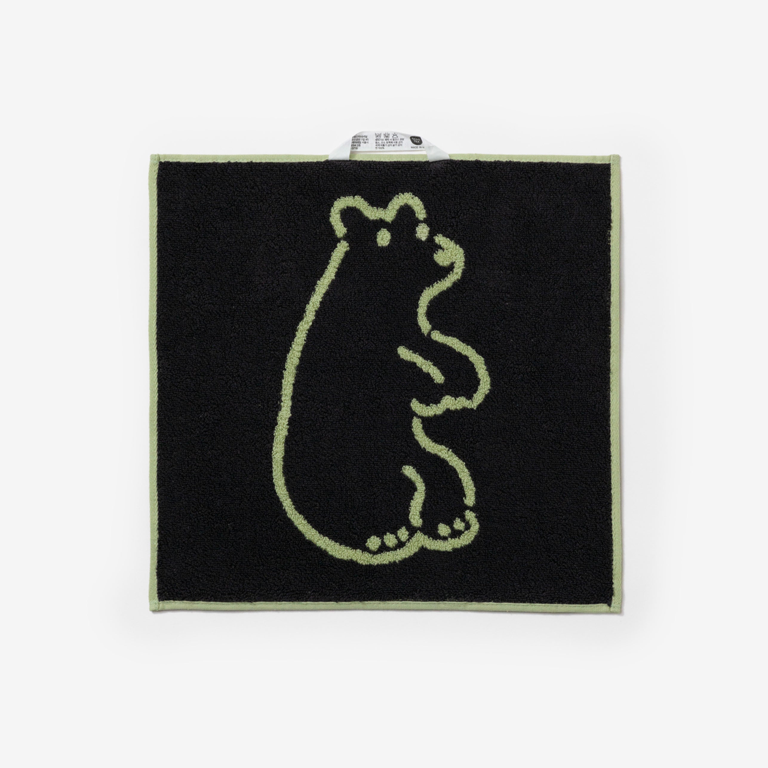 Huggy Bear Hand Towel Olive - 34cm