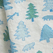 North Land Tea Towel Blue & Green - 60x45cm