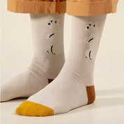 Rolling Bear Socks - Beige