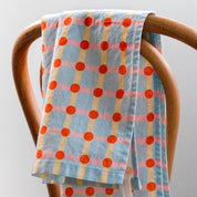 Strawberry Dot Check Tea Towel - 60x45cm