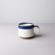 Chips Japan Stack Ceramic Mug 280ml Indigo Front View