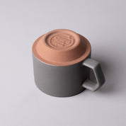 Chips Japan Stack Ceramic Mug 280ml Grey Back View