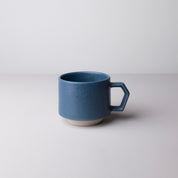 Chips Japan Stack Ceramic Mug 280ml Marine Blue Front View