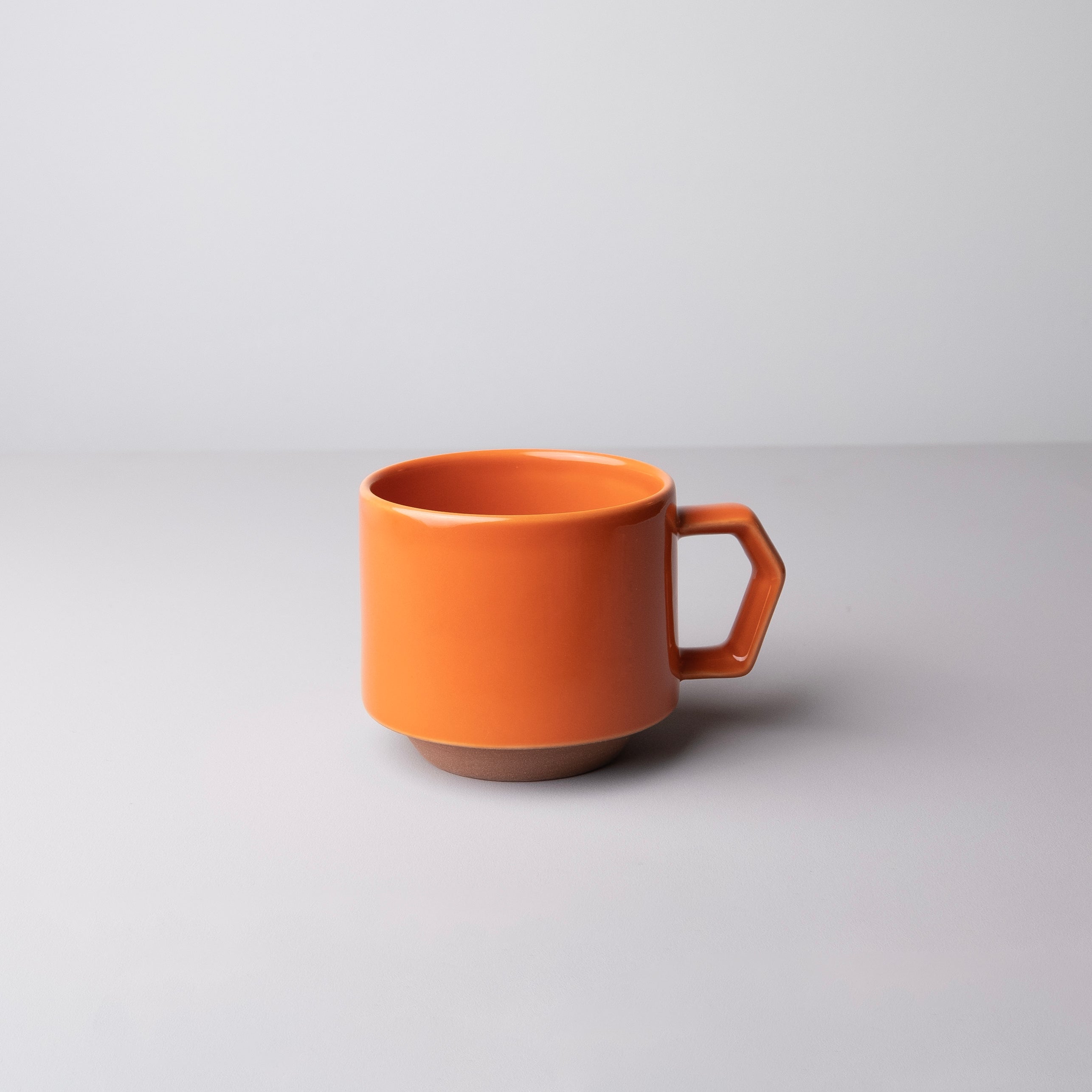 Chips Japan Stack Ceramic Mug 280ml Orange Front View