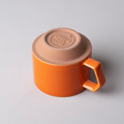 Chips Japan Stack Ceramic Mug 280ml Orange Back View