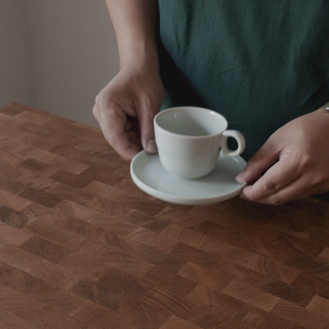 Tripware Cup & Saucer 200ml - Water Glaze