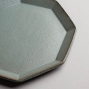 Jyuzan Angle Plate 18.5cm - Olive